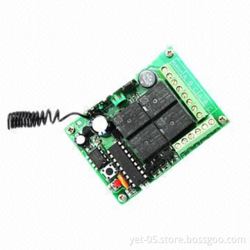 Wireless 4 Channels 12V/24V intelligent controller YET404-1